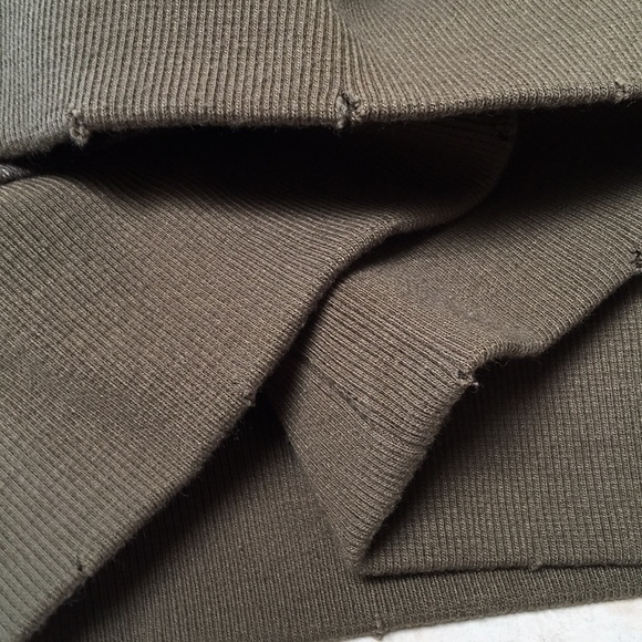 AFRM Cami Army Oversized Sweatshirt Hoodie S M - Picture 6 of 8